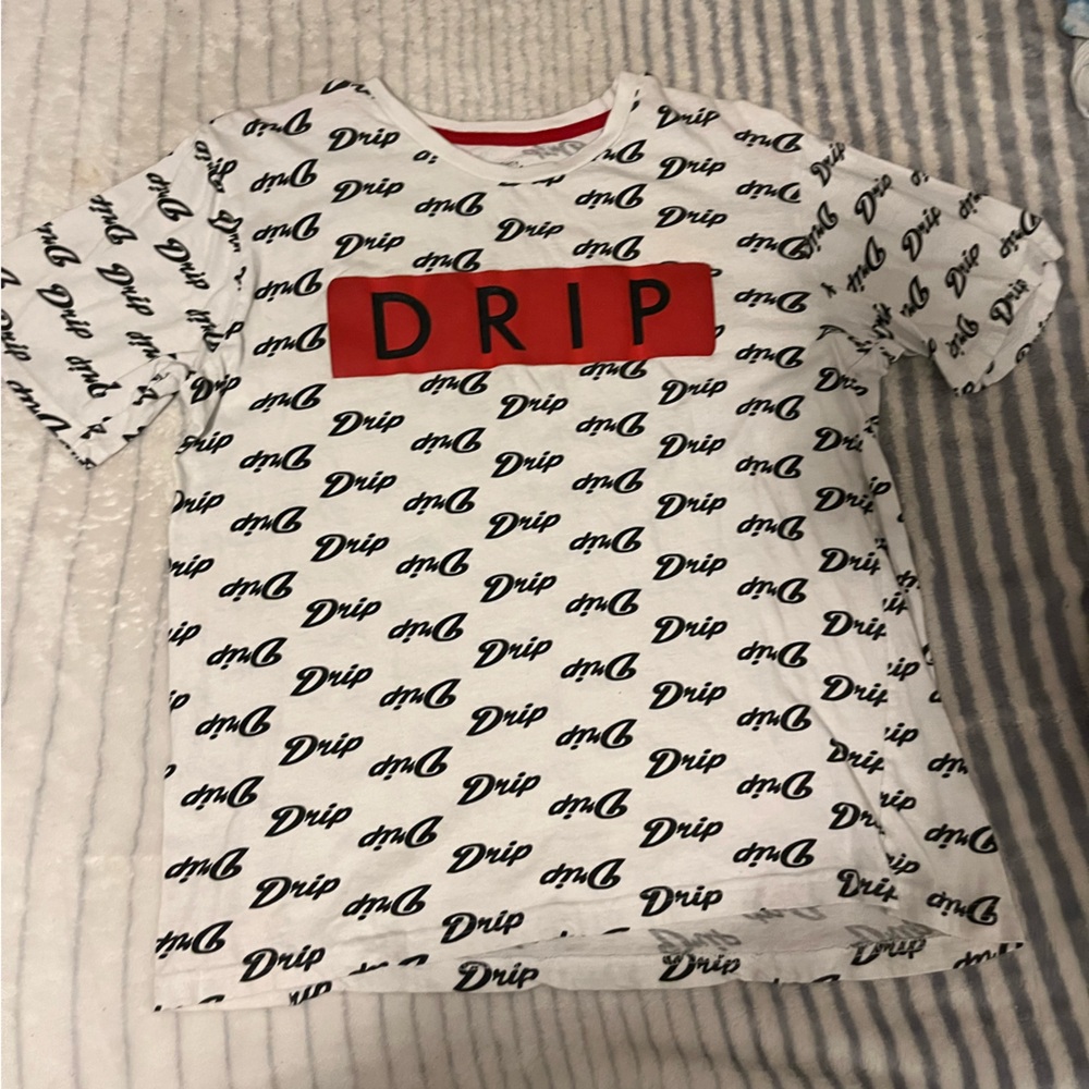 Eighty Eight White and Red Graphic Tee